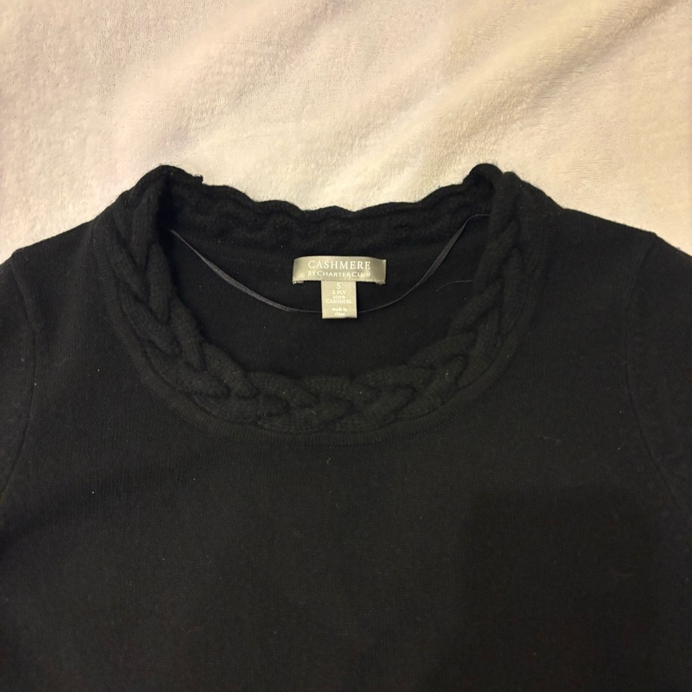 Black Cashmere Sweater